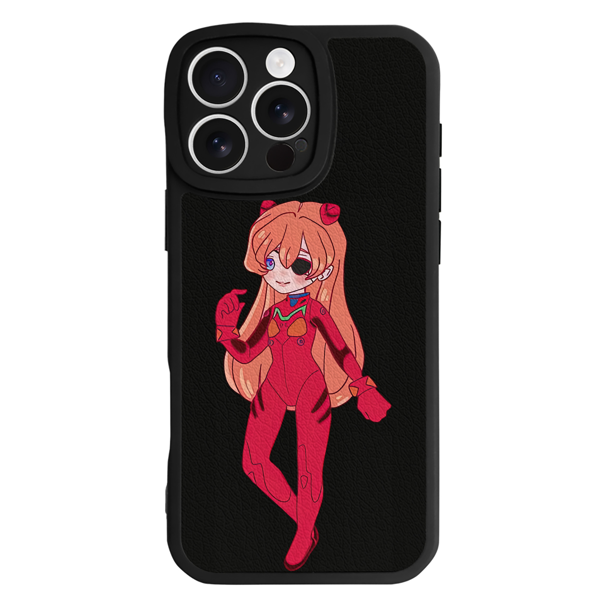 （画像用） EVA 新世紀エヴァンゲリオン 【iPhone 16シリーズ対応】シリコンスマホケース（レザー調） 材質：シリコン